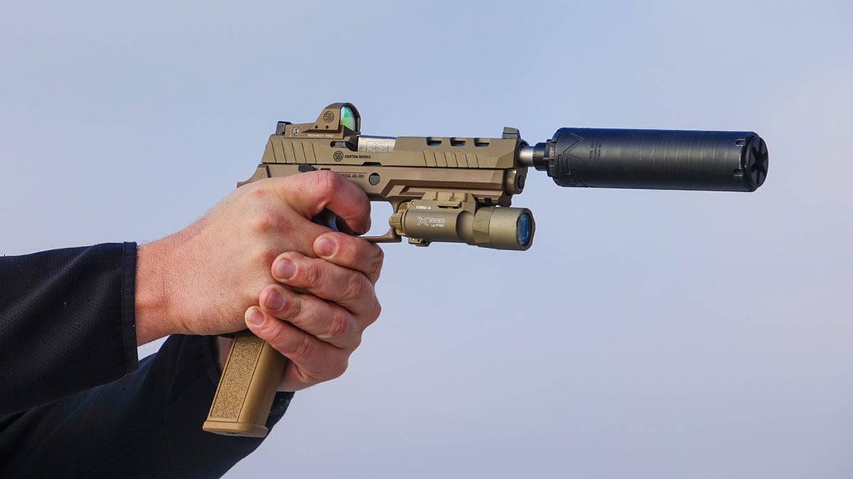 SIG Sauer P320 XFive DH3 with suppressor