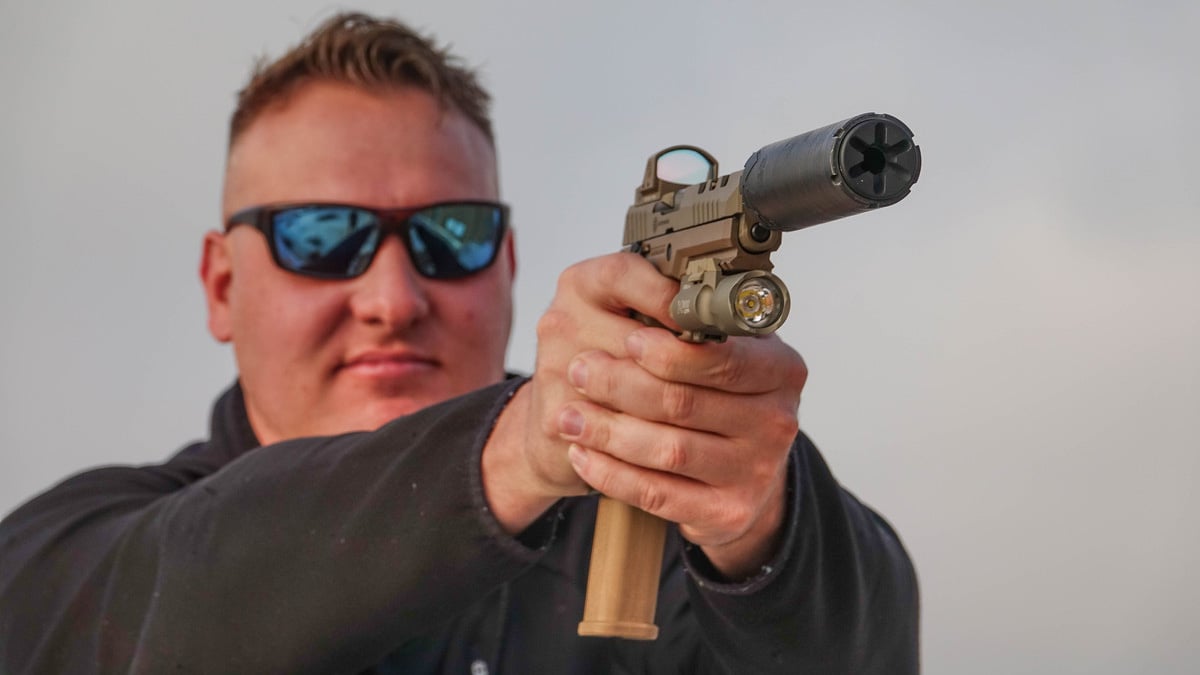SIG Sauer P320 XFive DH3 with suppressor
