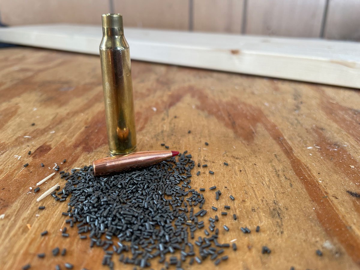 6.5 Swedish cartridge disassembled