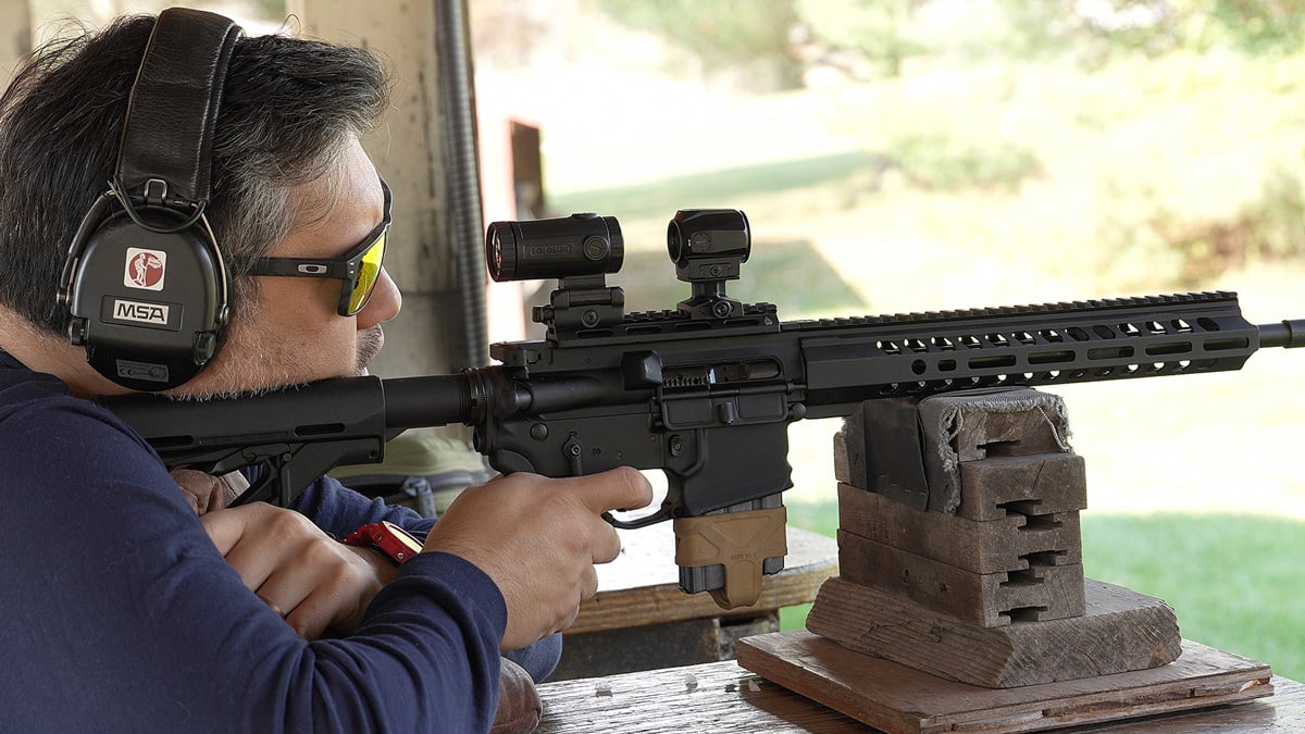 Holosun SCRS and magnifier