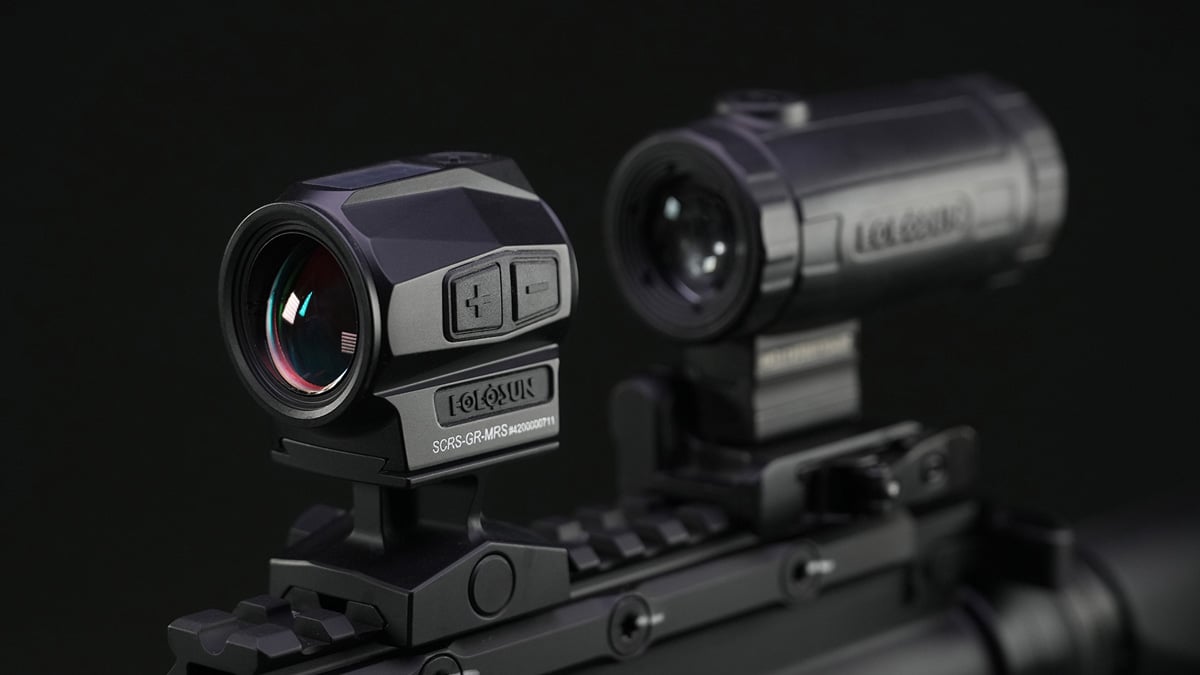 Holosun SCRS and magnifier