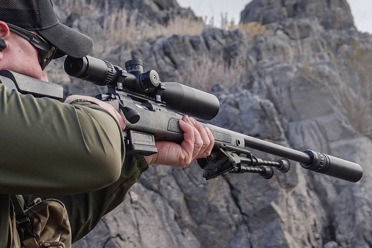 Lucid Optics MLX 4.5-18X44 riflescope on Bergara B-14 Carbon HMR rifle