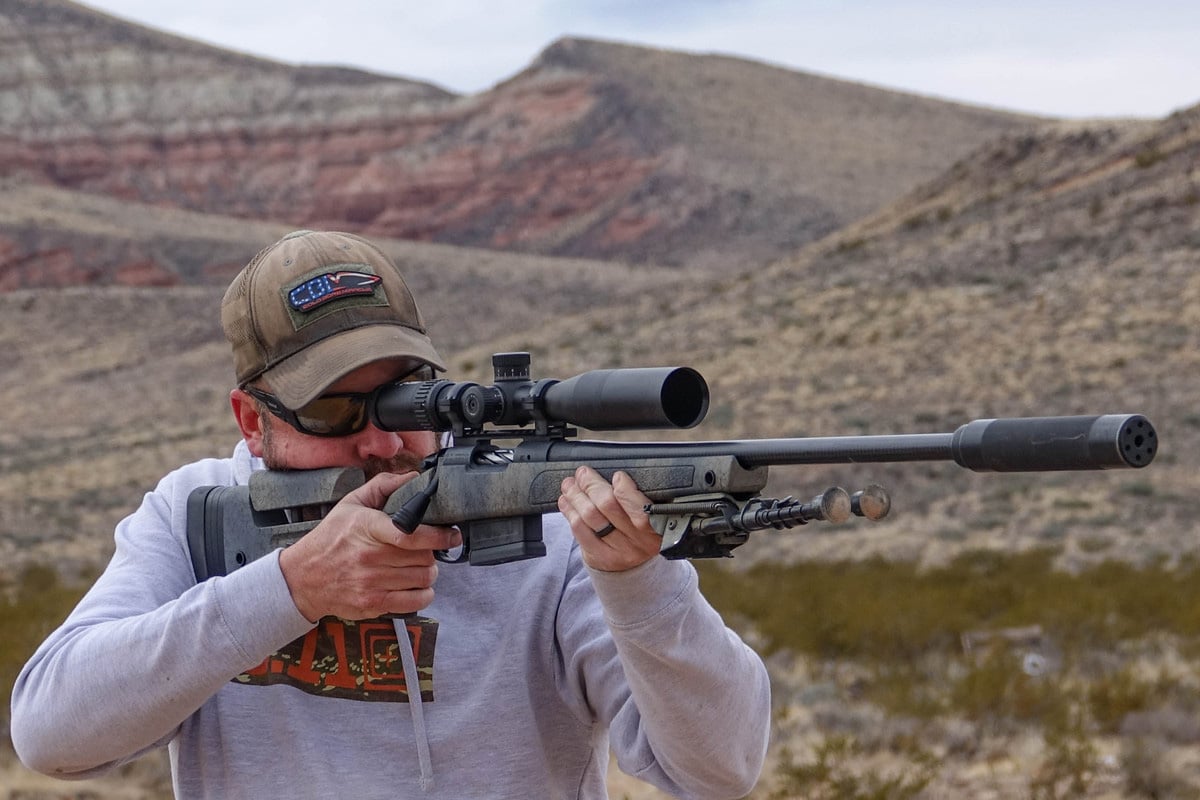 Lucid Optics MLX 4.5-18X44 riflescope on Bergara B-14 Carbon HMR rifle