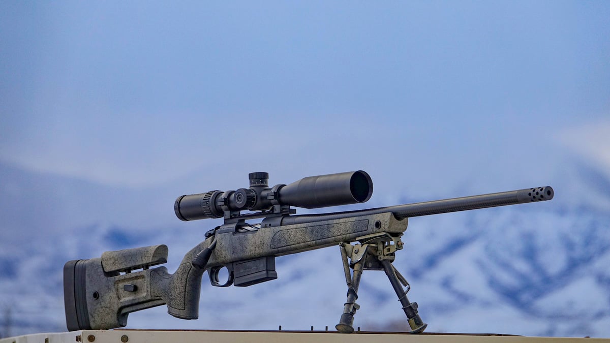 Lucid Optics MLX 4.5-18X44 riflescop on Bergara B-14 Carbon HMR rifle