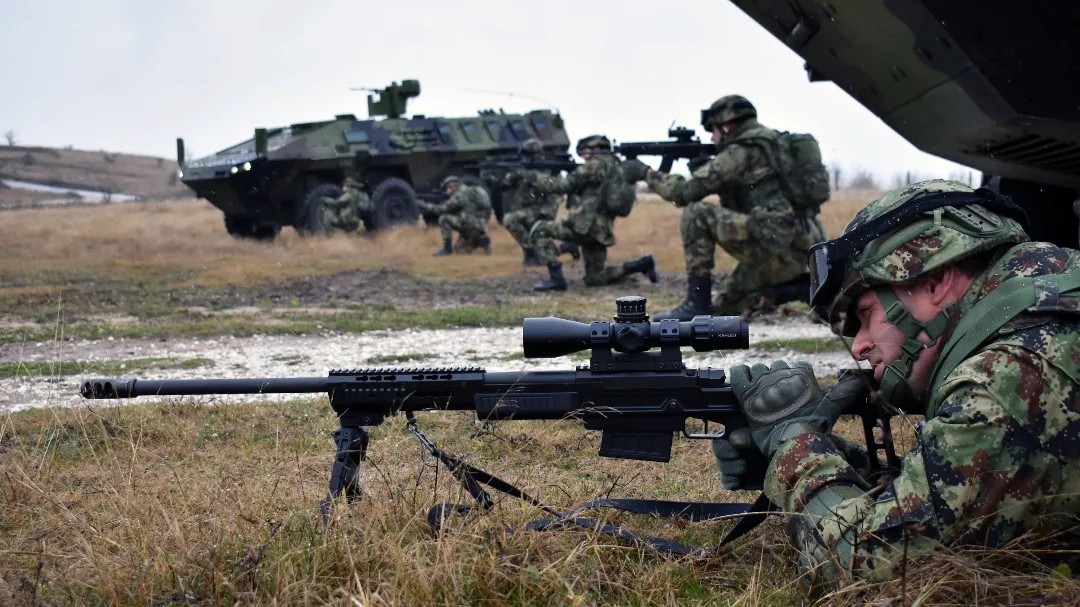 Zastava M07M in .338LM rifle