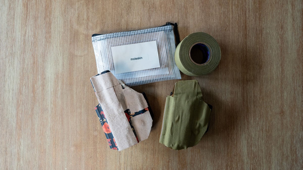 moleskin on holster