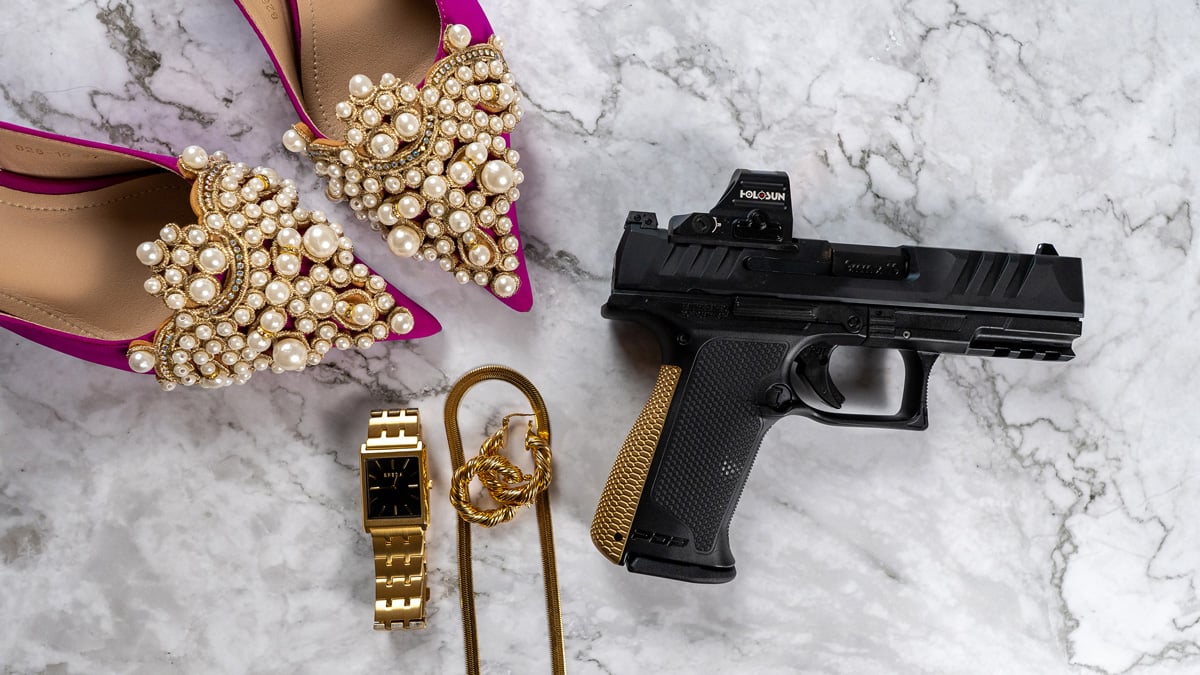 Walther PDP F-Series with shoes and jewelry