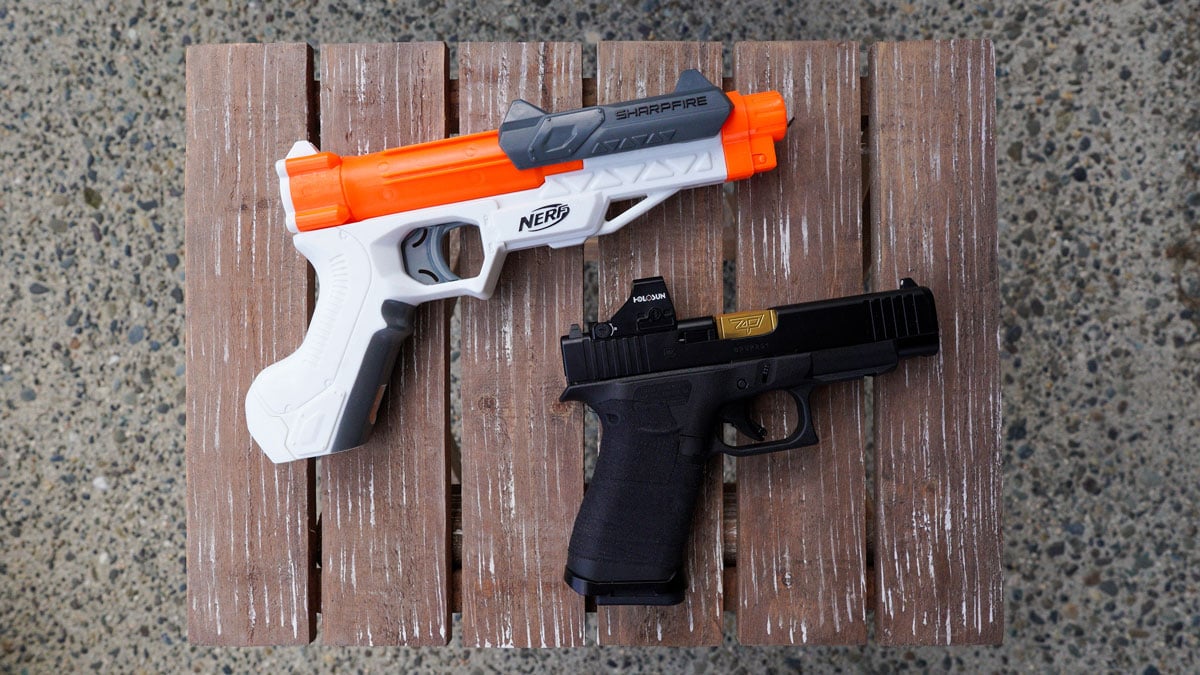 Glock 48 with Nerf gun