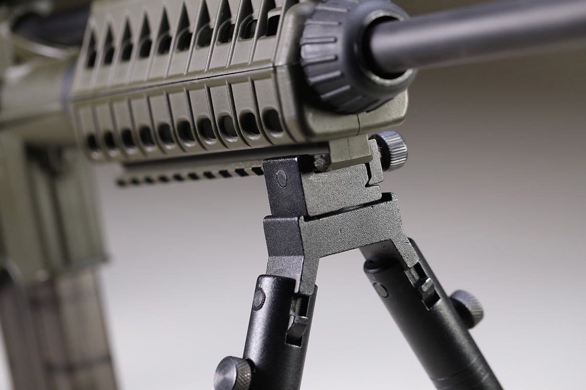 bipod on KelTec SU-22 rifle