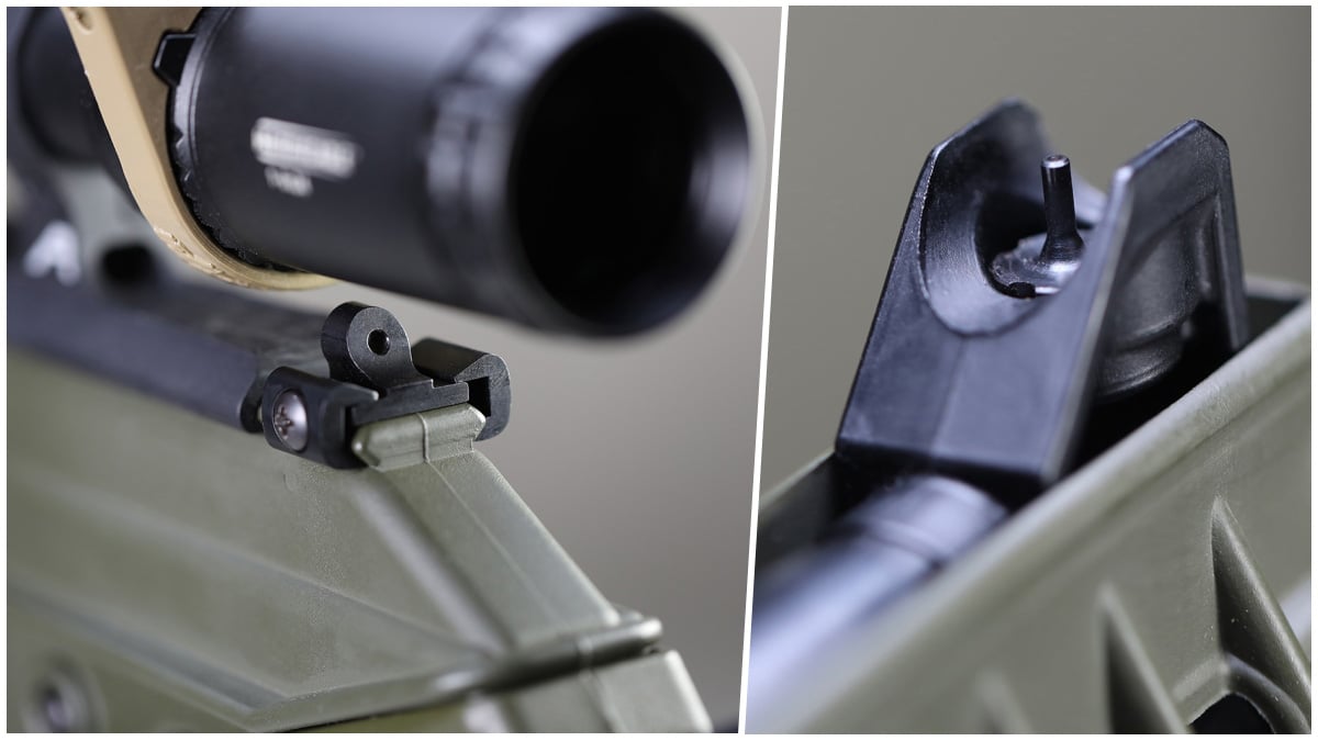 KelTec SU-22 rifle sights