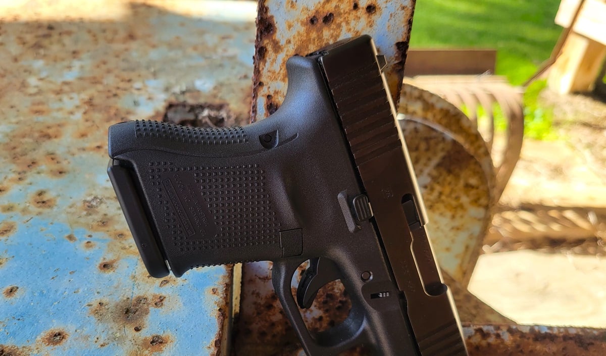 The&nbsp;Glock 29 Gen 5 in 10mm Auto grip