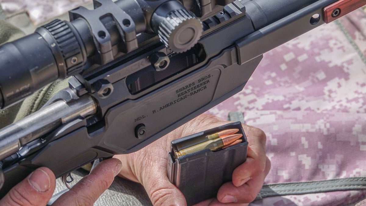 Ruger American with 7.62x39mm ammo