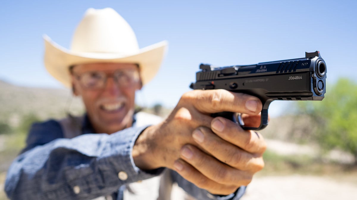 shooting the CZ Shadow 2 Compact 9mm pistol