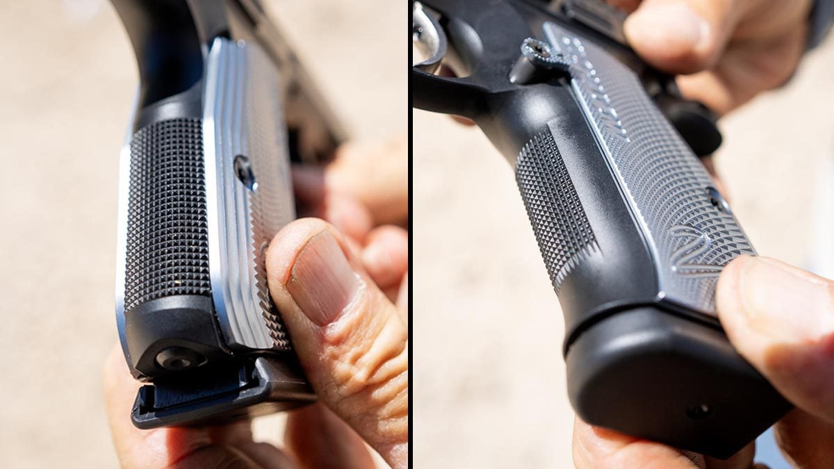 CZ Shadow 2 Compact 9mm pistol grips
