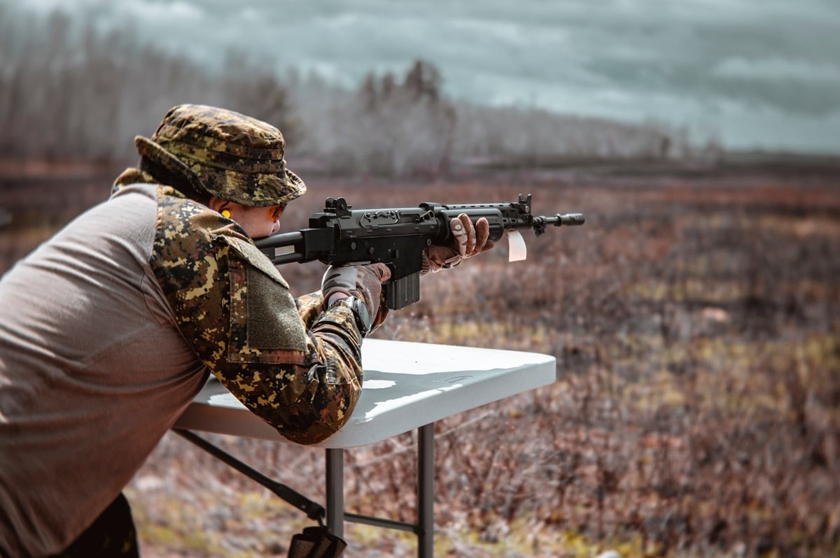 Canadian Army with FN FNC Carbine