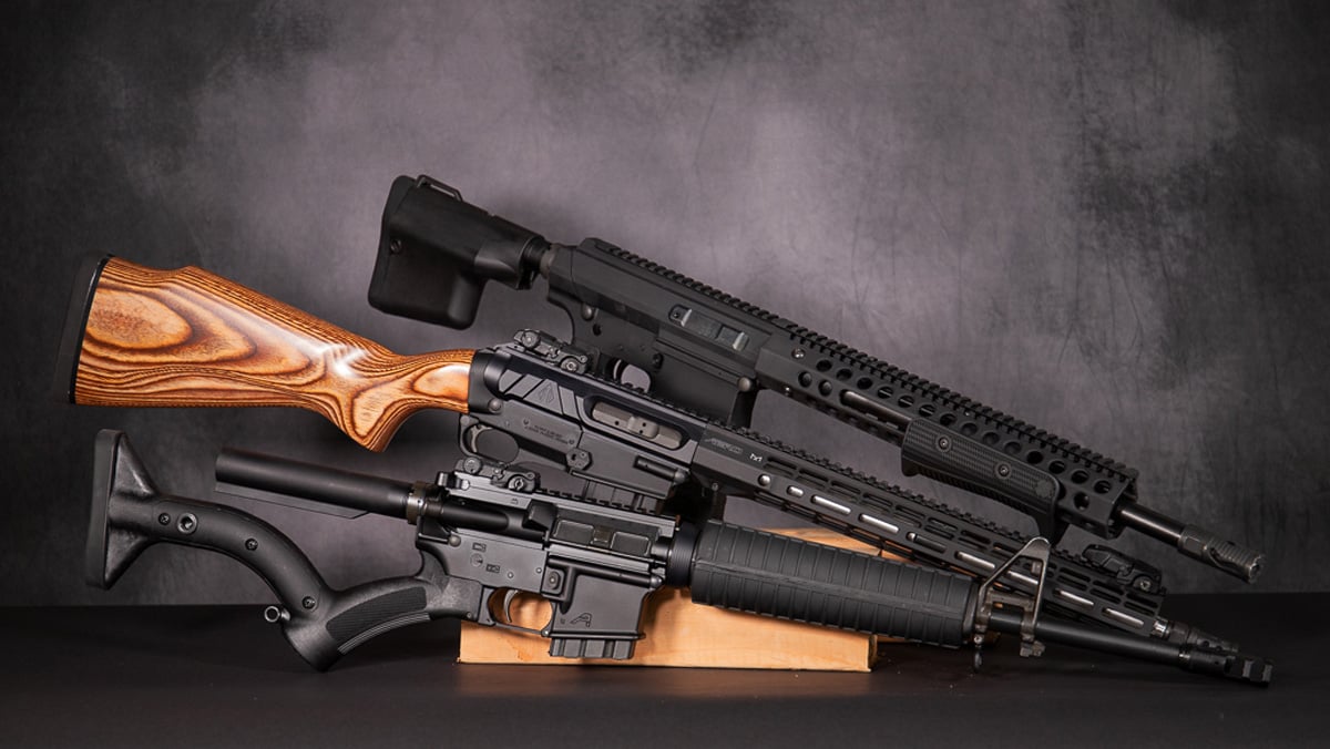 CA compliant AR-15 rifles