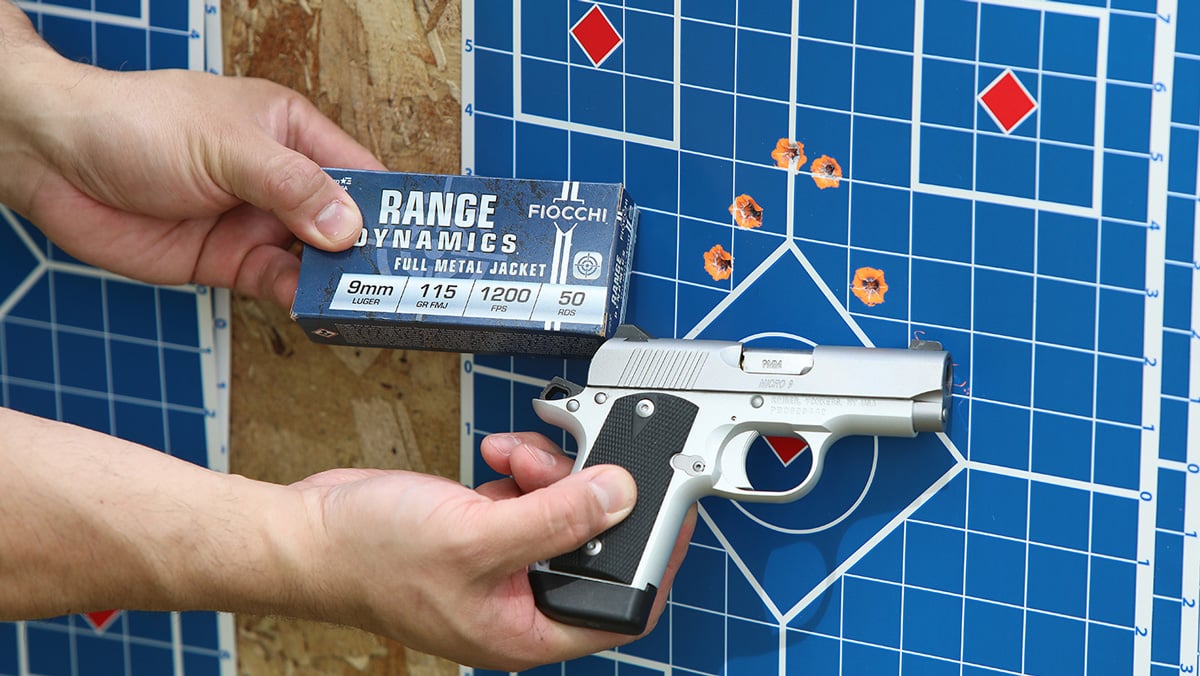 Kimber Micro 9 with target