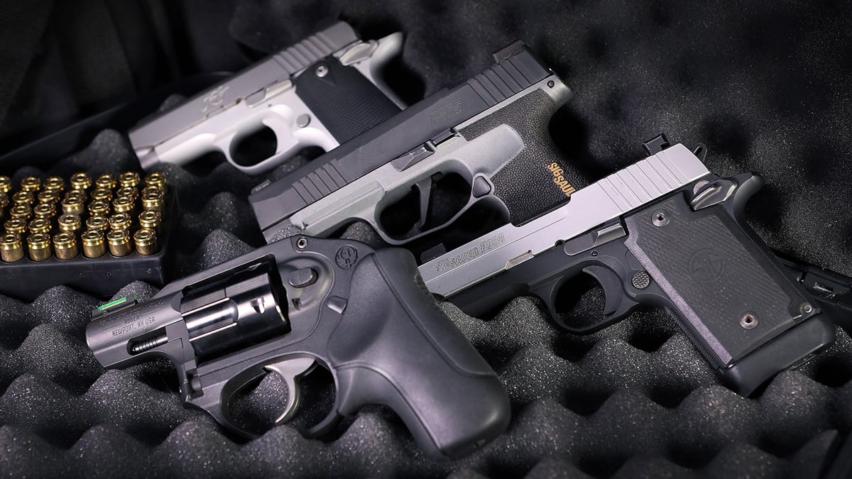 four 9mm handguns