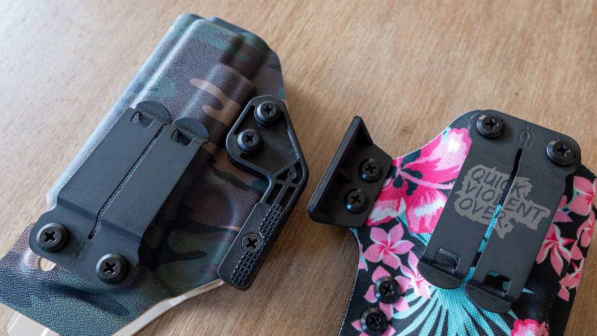 holsters with concealment claws