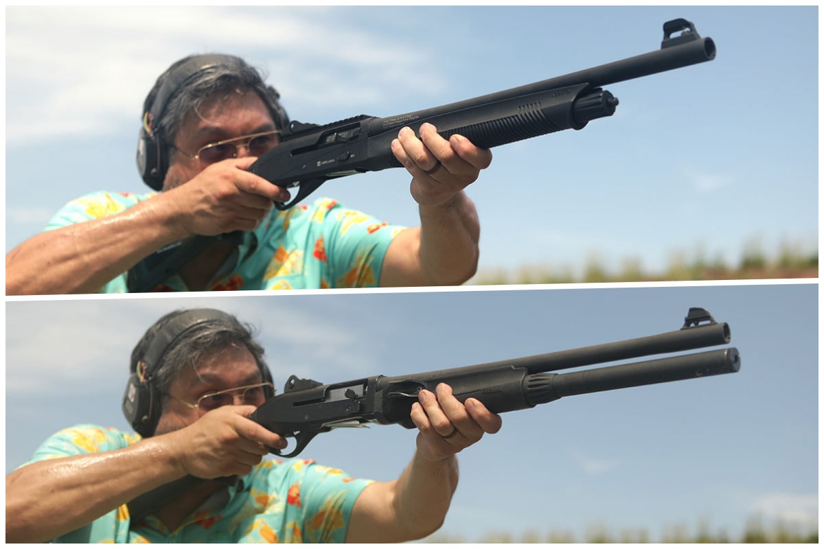 shooting Benelli M2 vs Aselkon IT1