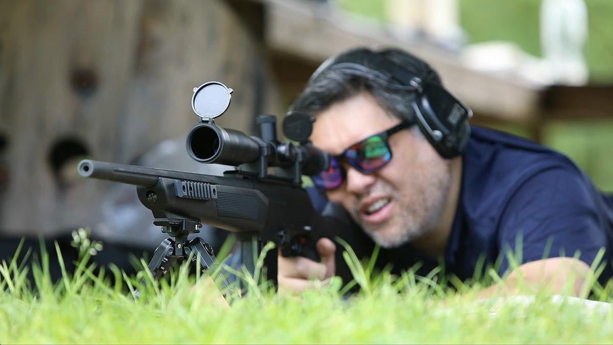shooting the FNAR prone