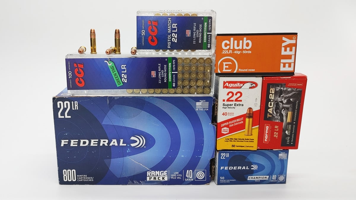 .22 LR Ammo