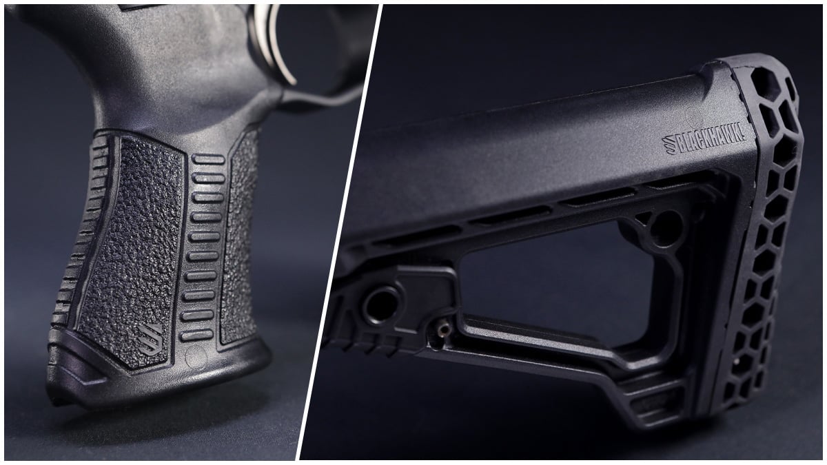 Blackhawk grip and stock