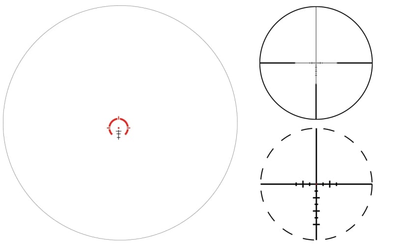 Swampfox Tomahawk II reticles