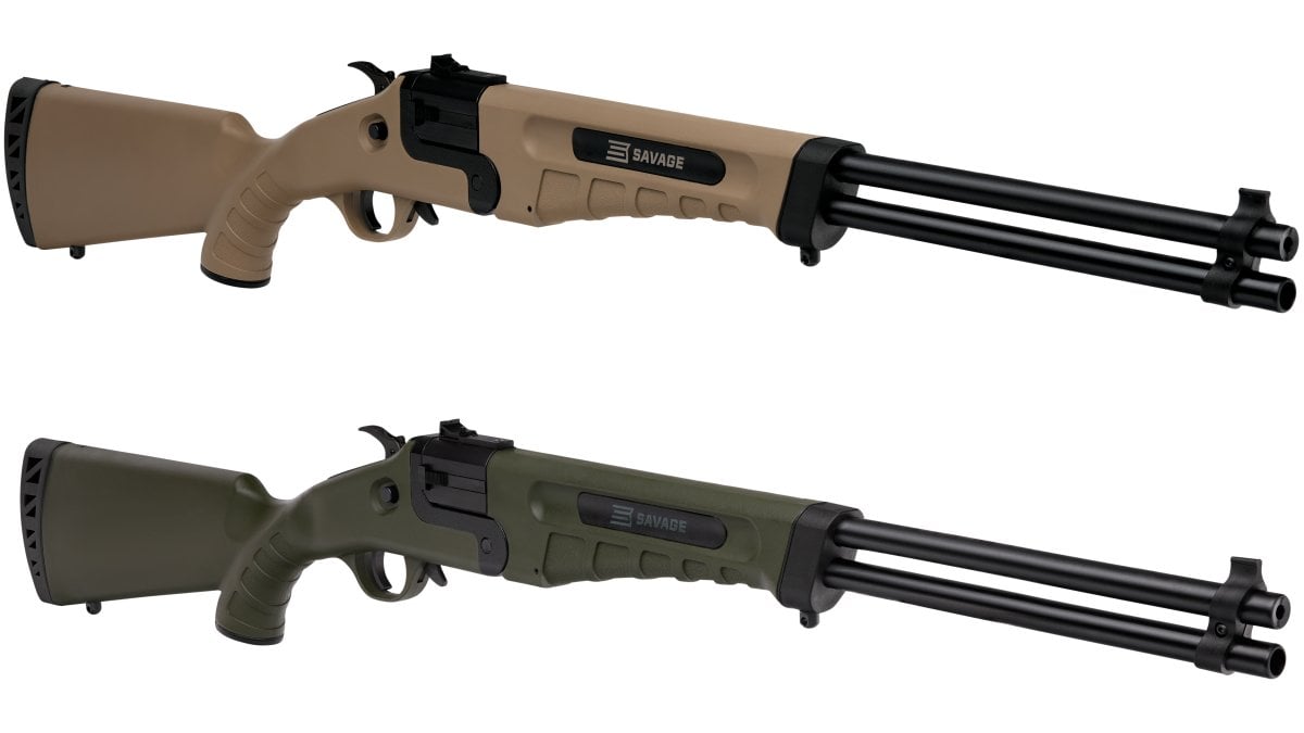 Savage Model 42 Takedown in FDE and OD Green