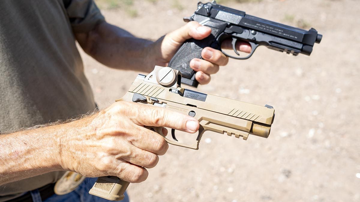 Beretta 92 A1 and SIG Sauer M17