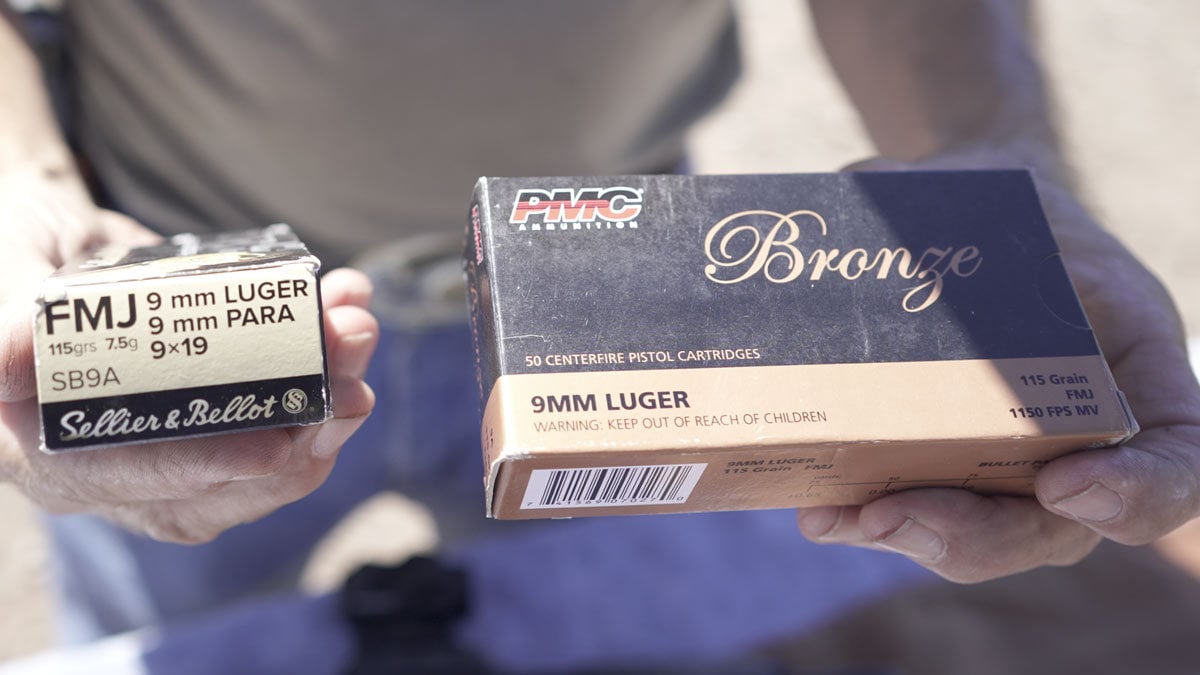 PMC Bronze 9mm ammo