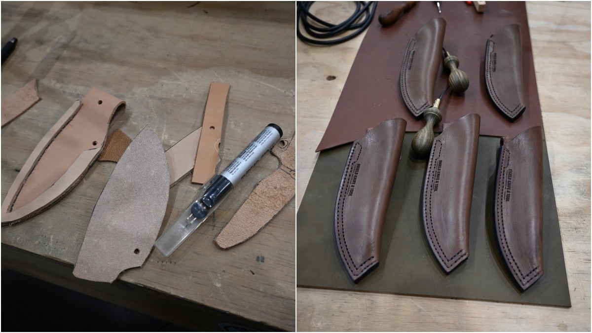 Shield Knife & Tool leather goods