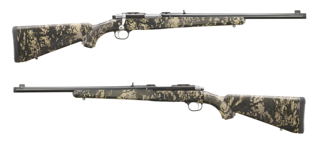 The Model 77/357 in Kryptek Obskura Nox camo. 