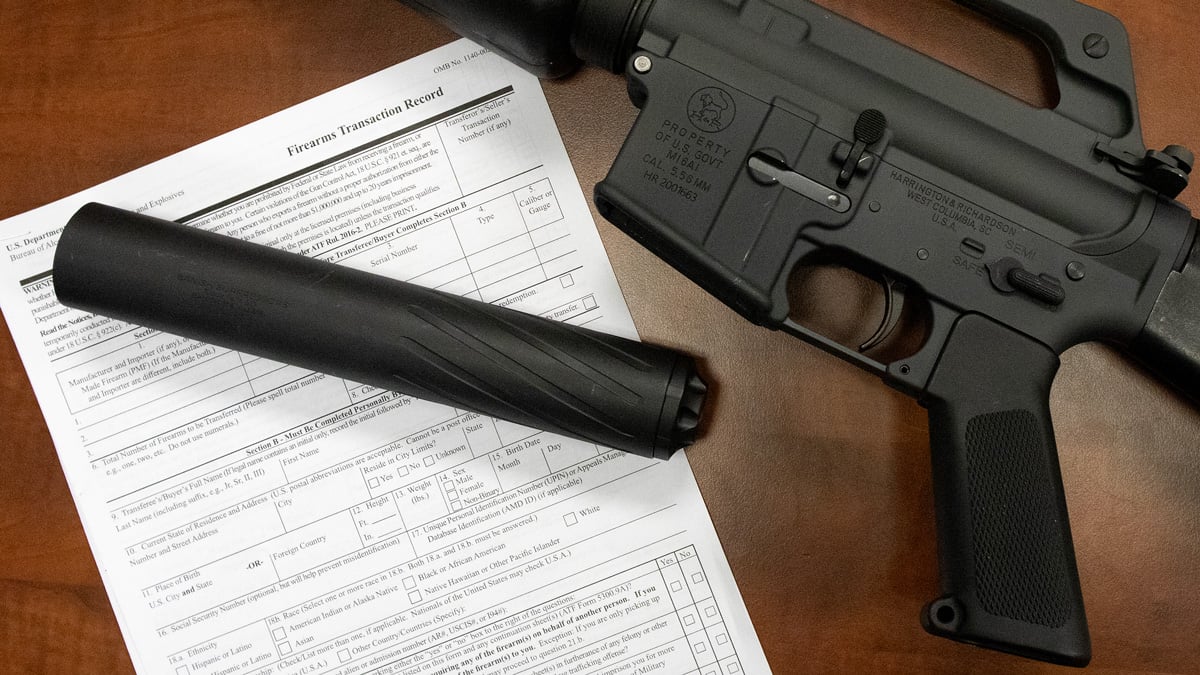 suppressor with NFA paperwork