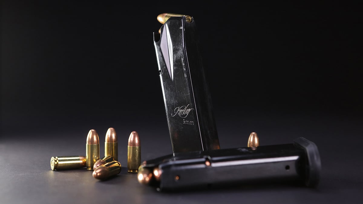 Kimber KDS9c magazines with 9mm ammo