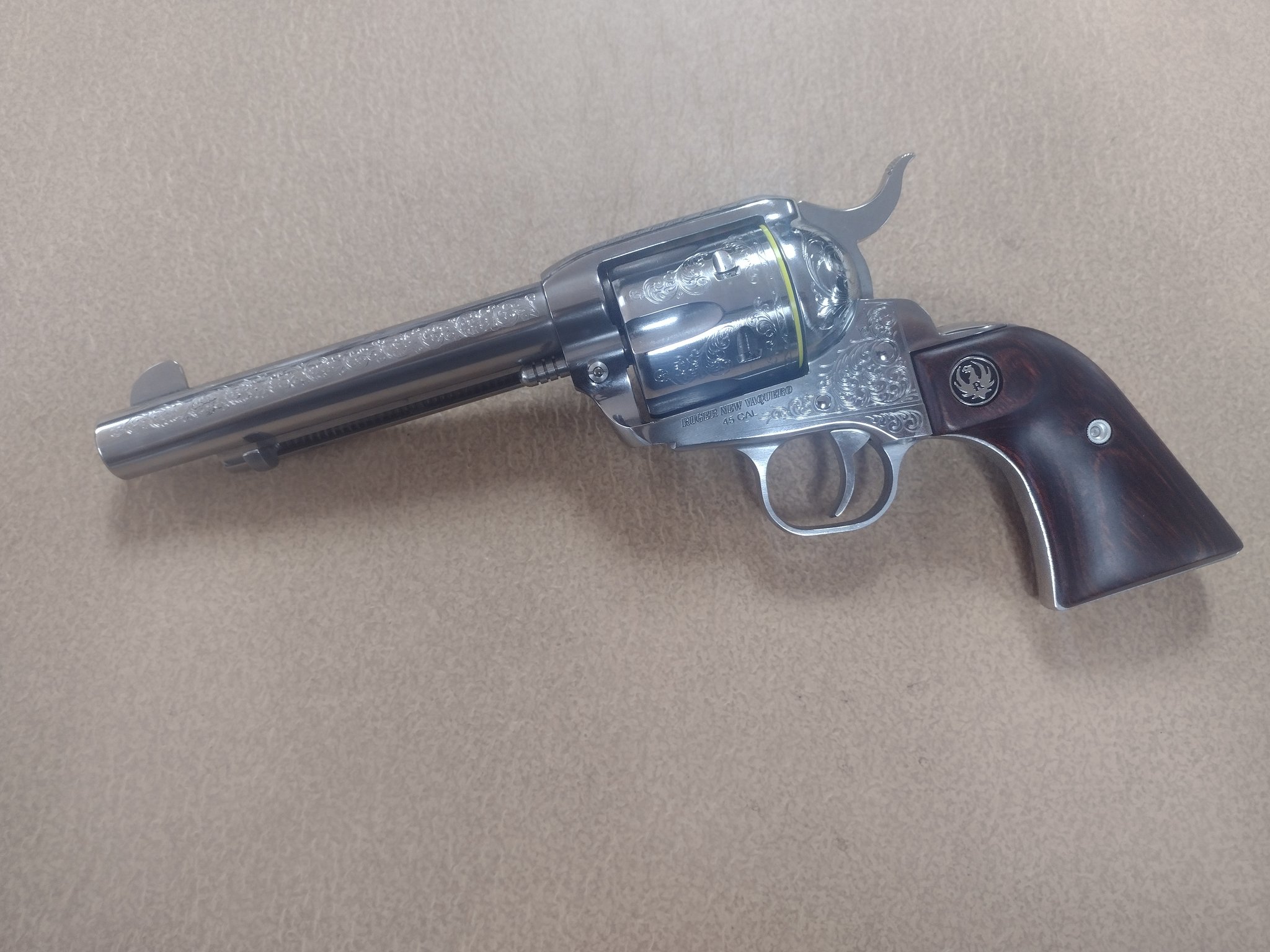 Ruger New Vaquero Engraved