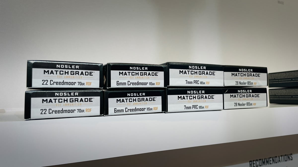 Nosler Match Grade .22 Creedmoor Ammo