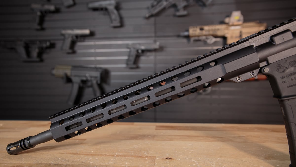 handguard on M4 Carbine LE Trooper
