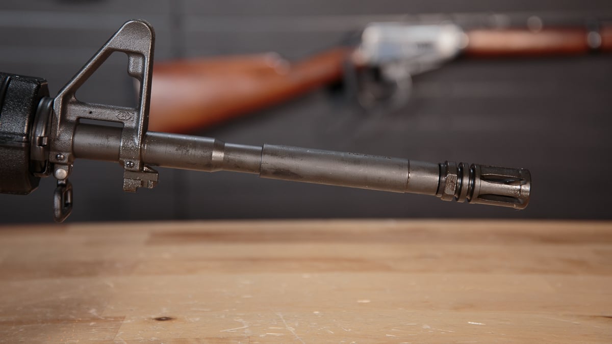 barrel on 7.62 Colt M4