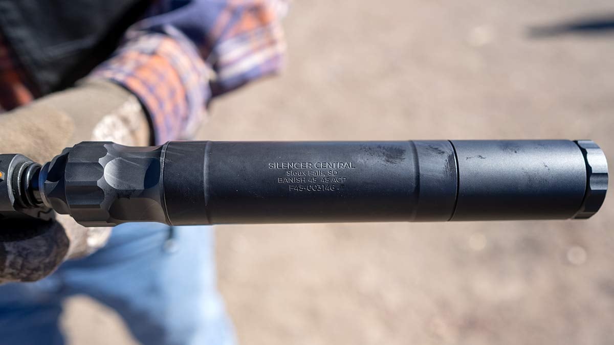Silencer Central Banish 45 suppressor