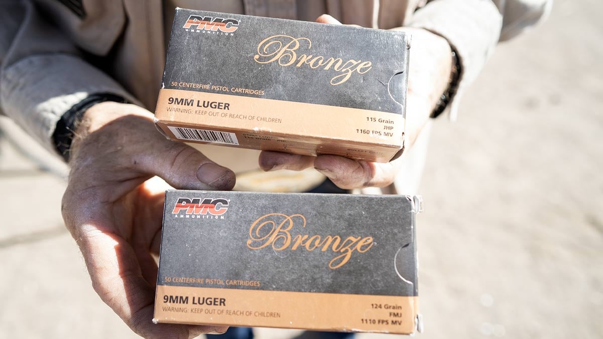 PMC Bronze 9mm ammo