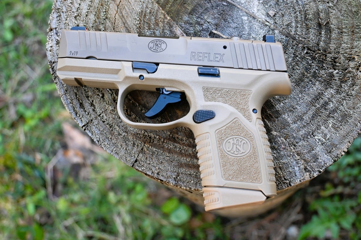 FN Reflex 9mm pistol in FDE