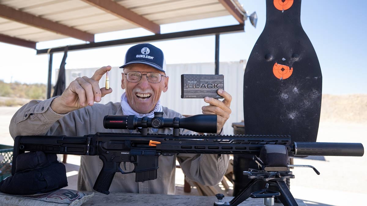 Ronbo with CMMG Dissent Mk4 and Hornady .338 ARC ammo
