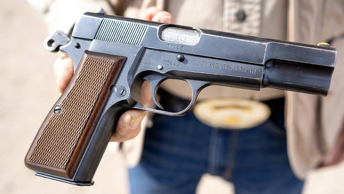 FN Hi-Power from Buenos Aires police