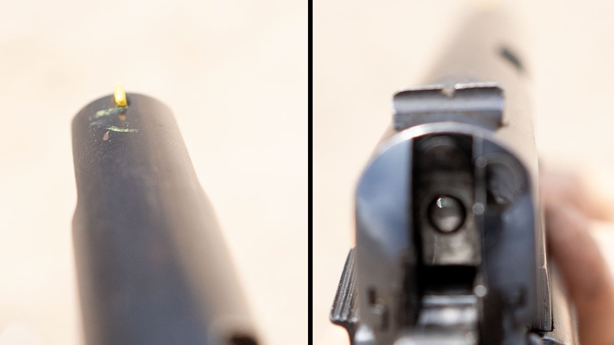 sights on FN Hi-Power