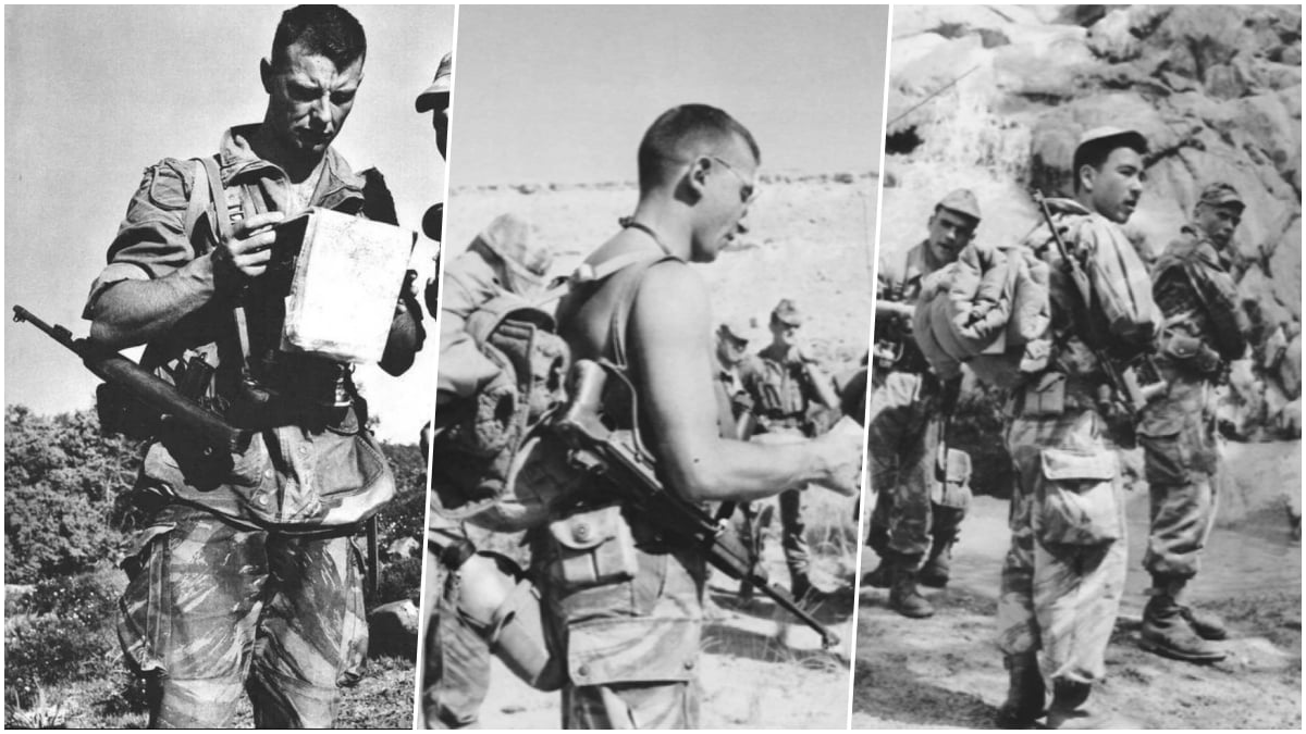 French paratroopers M1 carbines