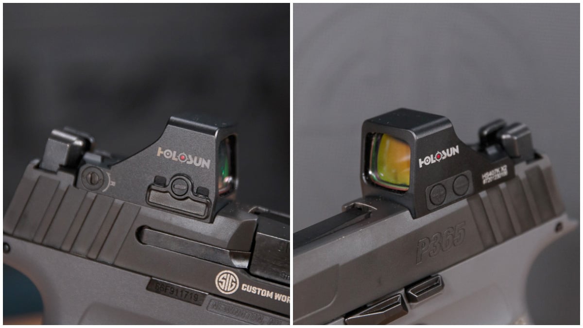 Holosun red dot on P365 XL Spectre