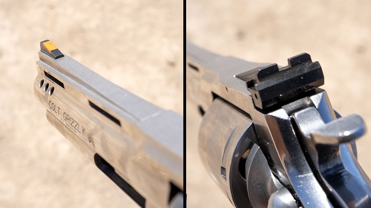 sights on Grizzly revolver