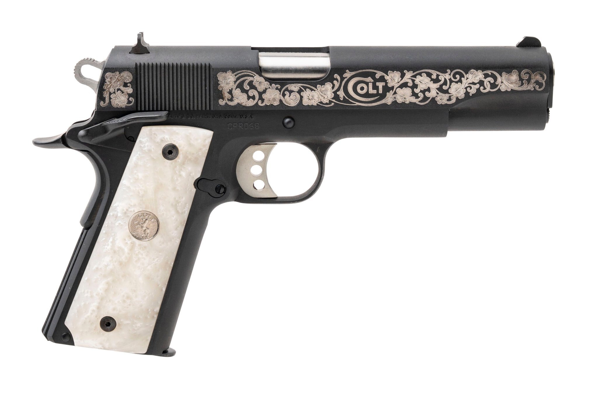 Colt Government Silver Stallion Custom 1911