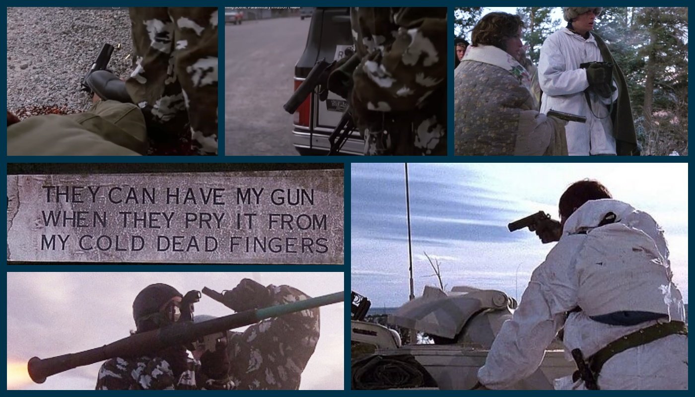 Tokarev TT-33 and M1911 Pistols from Red Dawn Movie
